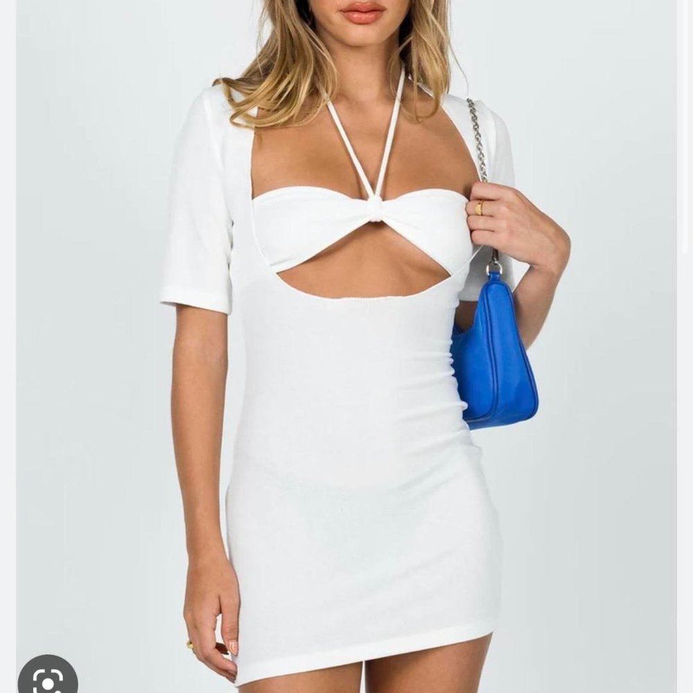 NEW WITH TAGS Lioness Field of Dreams Mini Dress White